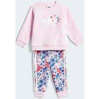 Adidas Originals Infant Girl'S X Liberty London Crew Set - Pink
