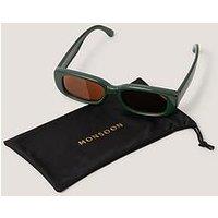 Monsoon Narrow Bubble Sunglasses - Green