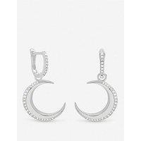 Inicio Pave Crescent Hoops