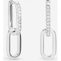 Inicio Polished Double Link Drop Earrings