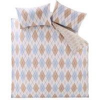 The Very Collection Brushed Cotton Argyle Print Duvet Set