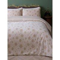 The Very Collection Snowflake Super Soft Velour Duvet Set