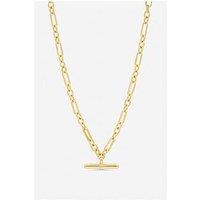 Jon Richard Gold Plated Luxe T-Bar Necklace