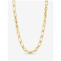 Inicio Gold Plated Twisted Link Necklace - Gift Pouch
