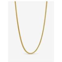 Inicio Men'S Gold Plated Waterproof Snake Chain Necklace - Gift Pouch