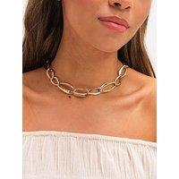 Mood Gold Plated Large Link Chain Necklace