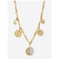 Mood Two Tone Celestial Charm Necklace
