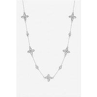 Jon Richard Silver Plated And Crystal Clover Allway