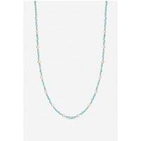 Inicio Turquoise And Pearl Necklace - Gift Pouch