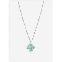 Inicio Turquoise Clover Pendant - Gift Pouch