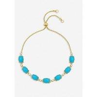 Jon Richard Gold Plated And Turquoise Stone Bracelet