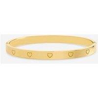 Jon Richard Gold Plated Waterproof Heart Bangle