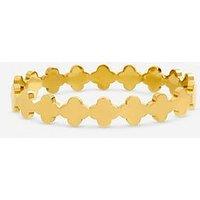 Jon Richard Gold Plated Waterproof Polished Clover Bangle
