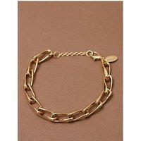 Inicio Gold Plated Twisted Link Bracelet - Gift Pouch