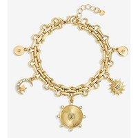 Mood Gold Plated Celestial Charm Bracelet