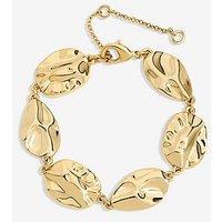 Mood Gold Polished Molten Bracelet