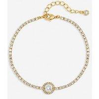 Jon Richard Gold Plated And Crystal Stone Bracelet