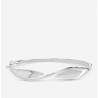 Inicio Polished Wave Bangle - Gift Pouch