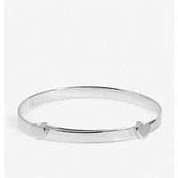 Inicio Christening Heart Bangle - Gift Pouch