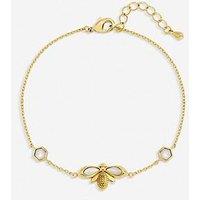 Jon Richard Gold Plated And Mother Of Pearl Bumblebee Bracelet