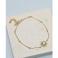 Jon Richard Gold Plated And Pave Starburst Bracelet