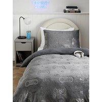 The Very Collection Gamer Embossed Fleece Duvet Set