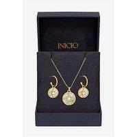 Inicio Gold Plated And Mother Of Pearl Celestial Starburst Set - Gift Box