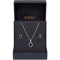 Inicio Sapphire Oval Bezel Set - Gift Box