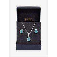 Inicio Turquoise Peardrop Set - Gift Box