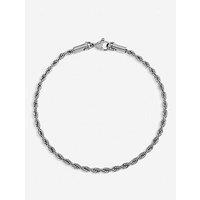 Inicio Men'S Steel Waterproof Twist Rope Bracelet - Gift Pouch