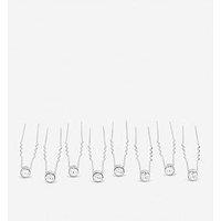 Jon Richard Silver Plated Crystal Pins