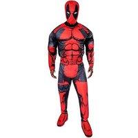 Deluxe Fiber Filled Deadpool Adult Costume