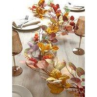 The Very Collection 6Ft Prelit Eucalytpus Autumn Garland