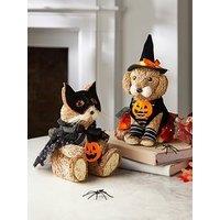 The Very Collection Set Of 2 Cat And & Dog Halloween Decorations