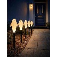 The Very Collection Set Of 5 & Ghost Stake Light Pathfinder Outdoor Halloween Decorations