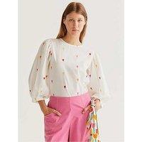 Compania Fantastica Long Sleeve Tulip Blouse