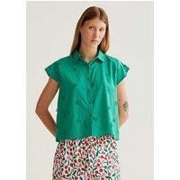 Compania Fantastica Short Sleeve Flower Shirt
