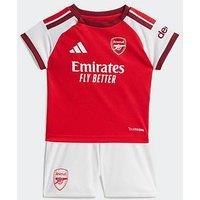 Adidas Pre Order Infant Arsenal Fc 26/27 Home Baby Kit - Red