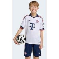 Adidas Junior Fc Bayern Munich 26/27 Away Stadium Replica Shirt - White