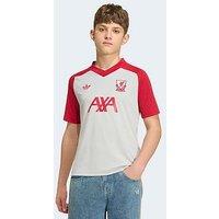 Adidas Junior Liverpool Fc 26/27 Away Pre Match Shirt - Grey