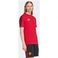 Adidas Mens Manchester United Dna T-Shirt - Red