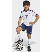 Adidas Junior Fc Bayern Munich 26/27 Away Mini Kit - White