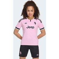 Adidas Junior Juventus Fc 26/27 Away Stadium Replica Shirt - Pink