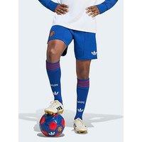 Adidas Mens Manchester United 26/27 Away Shorts - Blue