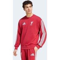 Adidas Mens Liverpool Fc Dna Sweatshirt - Red