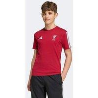 Adidas Junior Liverpool Fc Dna T-Shirt - Red