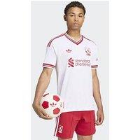 Adidas Mens Liverpool Fc 26/27 Away Authentic Replica Shirt - White