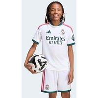 Adidas Junior Real Madrid 26/27 Home Stadium Replica Shirt - White
