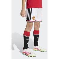 Adidas Junior Manchester United 26/27 Home Shorts - White