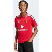 Adidas Junior Manchester United 26/27 Home Stadium Replica Shirt - Red